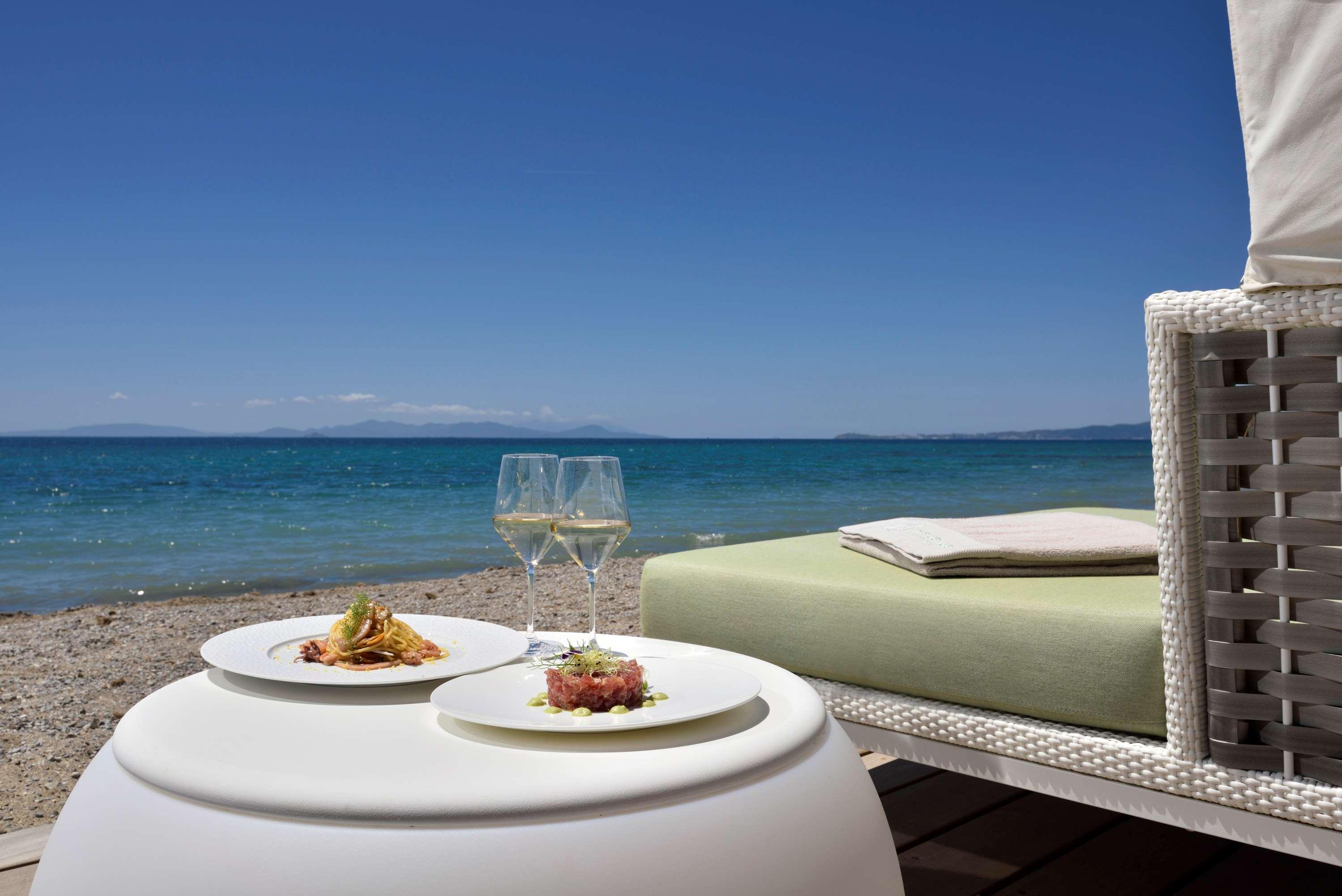 The Sense Experience Resort Follonica Esterno foto Beach at the hotel