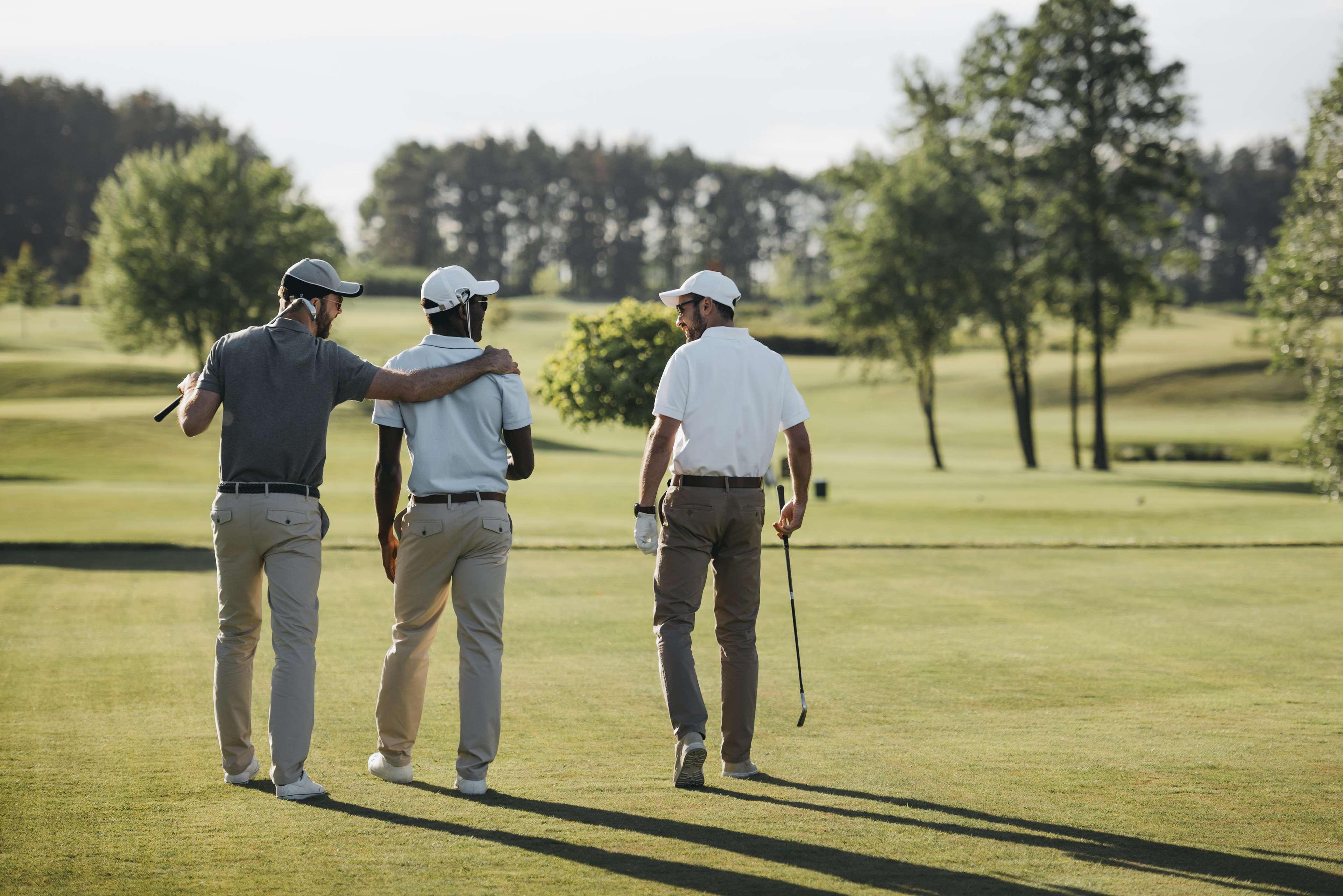 The Sense Experience Resort Follonica Esterno foto Golfers at the 2014 BMW International Open
